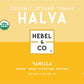 Hebel & Co Vanilla Halva - 8 Oz | Certified Usda Organic, Gluten Free, Kosher & Vegan