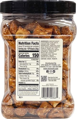 Anderson Bakery Peanut Butter Nuggets Pretzel, 24-Oz.