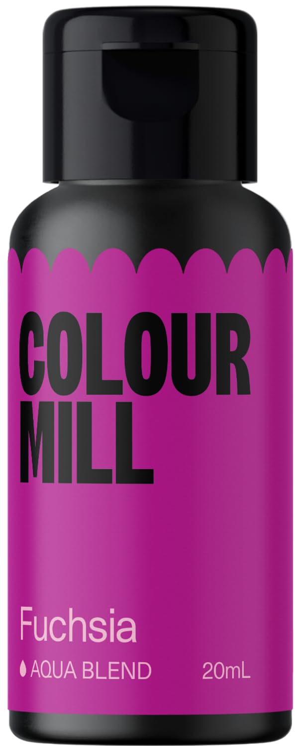 Colour Mill Aqua Blend Water-Based Food Coloring, 20ml Fuchsia, 0.68 Fl Oz