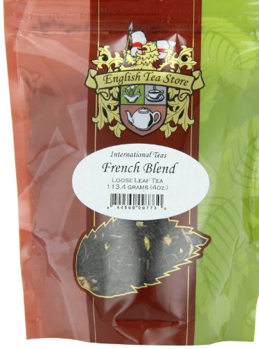 English Tea Store Loose Leaf, French Blend Tea Pouches, 4 Ounce