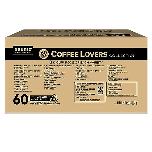 Keurig Coffee Lovers  Collection Variety Pack, Single-Serve Coffee K-Cup Pods Sampler, 60 Count