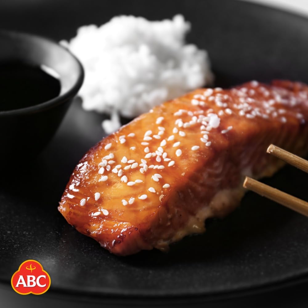ABC Sweet Soy Sauce - Marinade & Dip - 9.2 Fl Oz (Pack of 2) - Vegan, Kecap Manis