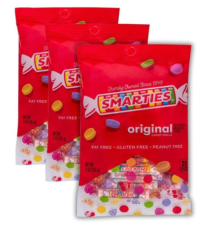 Smarties Candy Bulk Rolls Original Flavor - Gluten & Vegan Free - Classic Sweetness From Family Owned Company Since 1949, Peanut