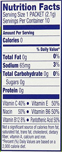 Propel Zero - 10 Count Packets (Pack Of 2) (Kiwi Strawberry)