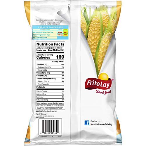 Fritos, Lightly Salted, 9.25 Ounce