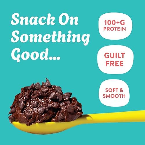 Twisted Dough - Chocolate Fudgey Cookie | Healthy Edible Dessert | 100 Grams Of Whey Protein | Protein Packed Cookie Dough | Glu