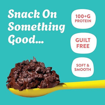 Twisted Dough - Chocolate Fudgey Cookie | Healthy Edible Dessert | 100 Grams Of Whey Protein | Protein Packed Cookie Dough | Glu