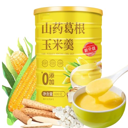 Chinese Corn Soup Powder,Chinese Food,Corn Soup,600g Yam And Pueraria Corn Powder,Corn Soup Powder Chinese Can,Instant Corn Past