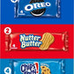 Nabisco Cookie Variety Pack, OREO, Nutter Butter, CHIPS AHOY!, 10 Snack Packs (4 Cookies Per Pack)