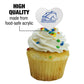 GRAPHICS & MORE Cupcake Picks Set of 6, Acrylic, Heart Design, One Size, University of Alabama Huntsville