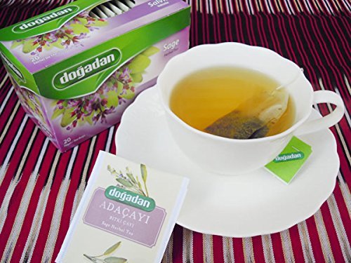 Dogadan Adacayi (Sage Herbal Tea) 20 Tea Bags, Pack Of 3