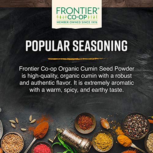 Frontier Co-op Organic Ground Cumin Seed Cumin Powder 5.61oz Pack of 1