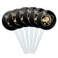 United States Military Academy Primary Logo Cupcake Picks Toppers Decoration Set of 6