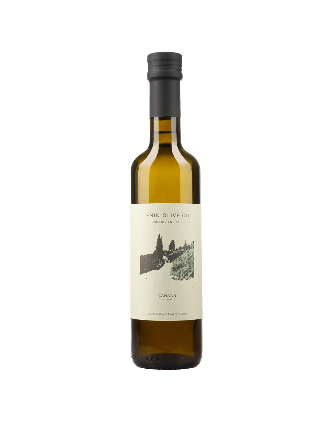 Canaan Fair Trade Organic Cold-Pressed Jerusalem Olive Oil, 16.9 Oz