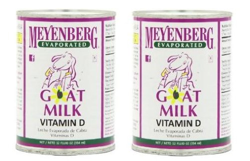 Meyenberg Evaporated Goat Milk, 12 fl oz, Pack of 2, Model 48585