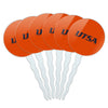 The University of Texas at San Antonio Secondary Logo Cupcake Picks Toppers Decoration Set of 6