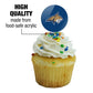 Montana State University Primary Logo Cupcake Picks Toppers Decoration Set Of 6