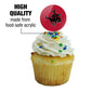 Northwestern Oklahoma State Primary Cupcake Picks Toppers Decoration Set Of 6
