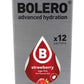 Bolero- Sugar Free Drink Mix Packets Strawberry Fruit Flavors | Powdered Flavored Water Packets | 12 Large Sachet On The Go Packets