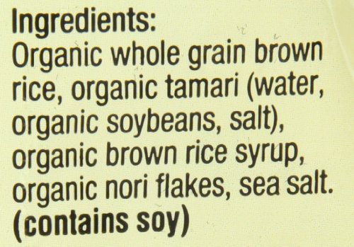 Lundberg Family Farms Organic Tamari With Seaweed Rice Cake, 8.5-Ounce Units (Pack Of 12)