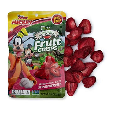 Brothers All Natural, Disney Strawberry Freeze Dried Fruit Crisps, Gluten Free, Non-Gmo, Nothing Added, 0.26 Oz. (Pack Of 12)