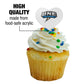 GRAPHICS & MORE Cupcake Picks Set of 6, Acrylic Decoration Toppers, University of New England, Model CUPT.HRT.ACR.6PK.CLCNEN500B