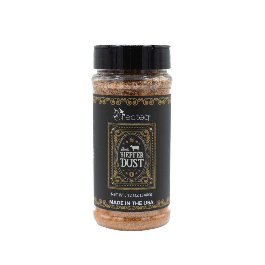 recteq Bens Heffer Dust BBQ Rub | BBQ Rub for Smoking & Grilling | 12 Ounce | Model RT-BHDST