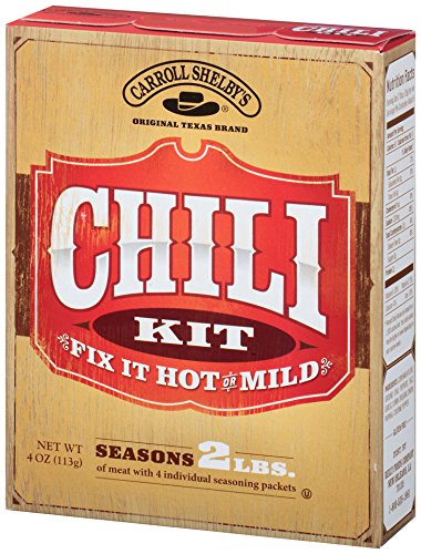 Carroll Shelbys Original Texas Chili Kit, 4-Ounce Boxes (Pack of 12)