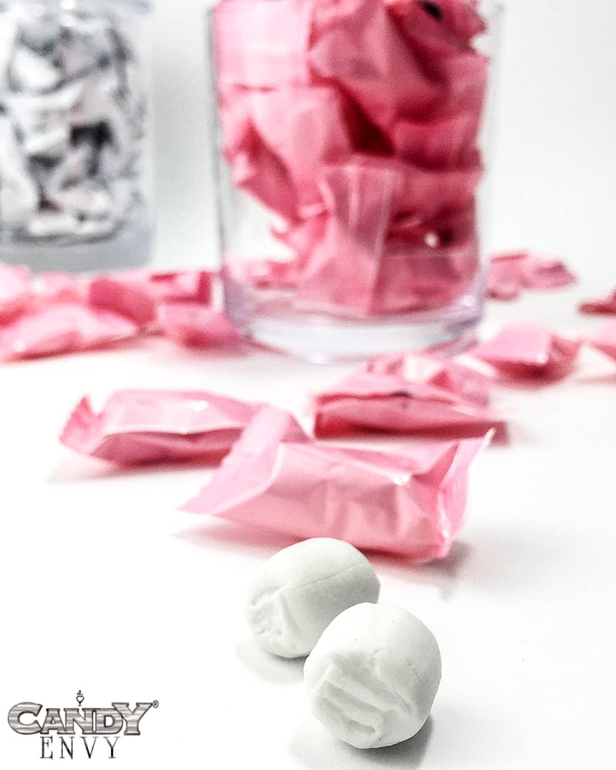 Candy Envy - Pink Wrapped Buttermints - 13 Oz. Bag - 100 Indiv. Wrapped Mints