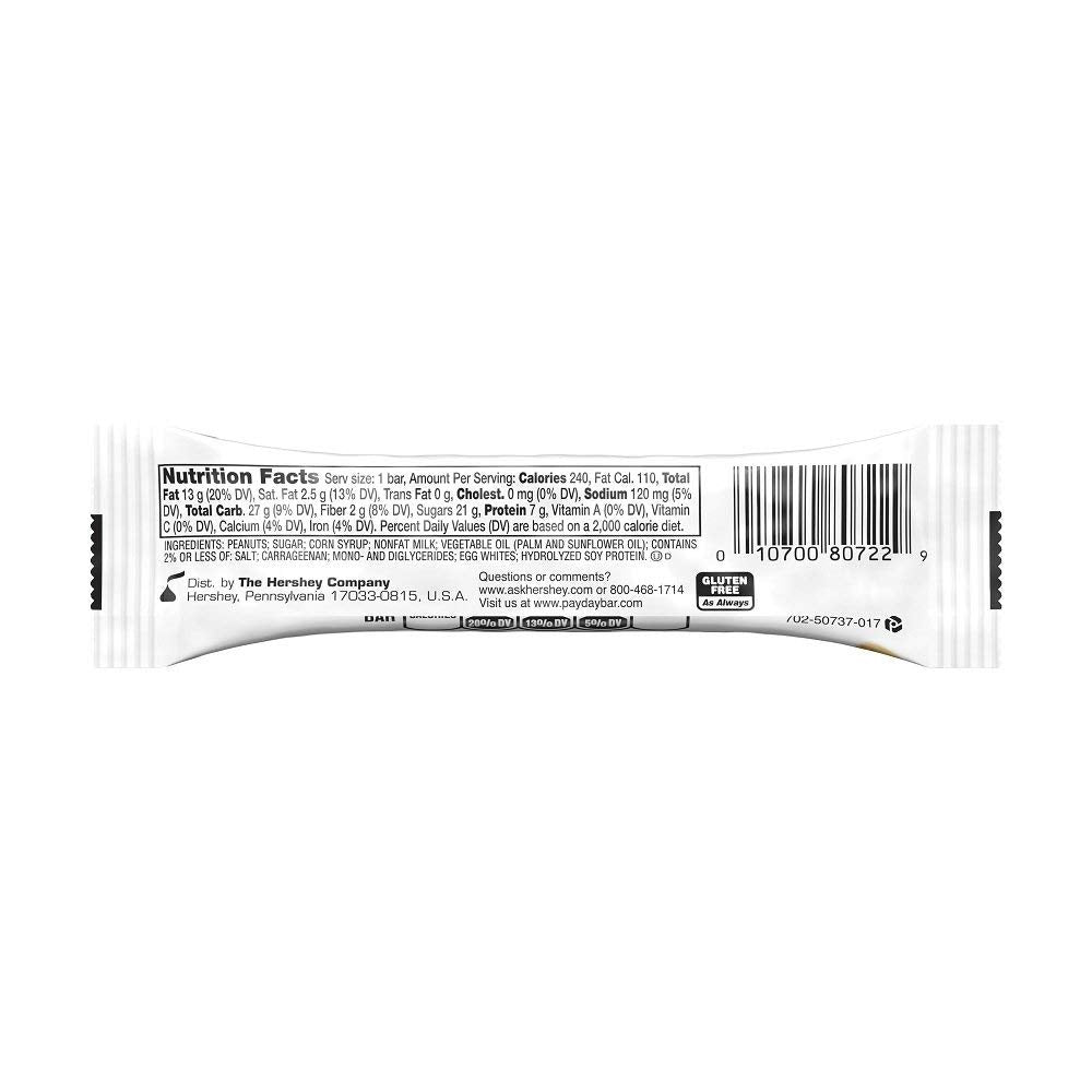 Payday Bars, Peanut, 1.85 Ounce (Pack Of 24)