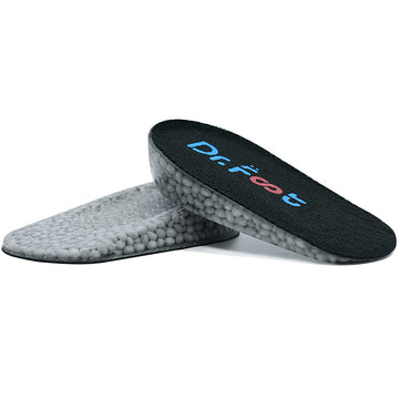 Dr. Foot'S Height Increase Insoles, Heel Cushion Inserts, Heel Lift Inserts For Leg Length Discrepancies (Small (1'' Height) | B