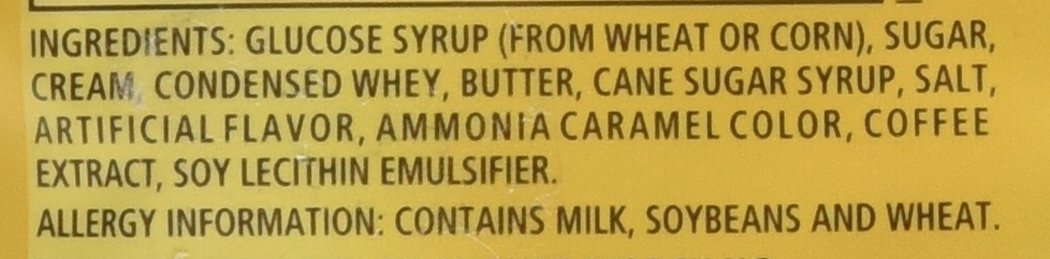 Werthers Original Caramel Coffee Hard Candy Pieces Round Hard Candy 5.5 Oz