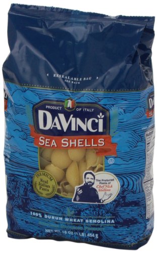 Davinci, Pasta Sea Shells, 16 Oz, (Pack Of 12)