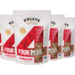Kelly's Four Plus Granola (Cranberry Nut) Granola Cereal with Whole Grain Oats, Honey, Maple Syrup - Non-GMO, Low Sugar, Sodium 