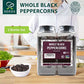 Soeos Black Peppercorns, 36oz (Pack of 2), Non-GMO, Kosher, Packed to Keep Peppers Fresh, Peppercorn for Grinder Refill, Whole P