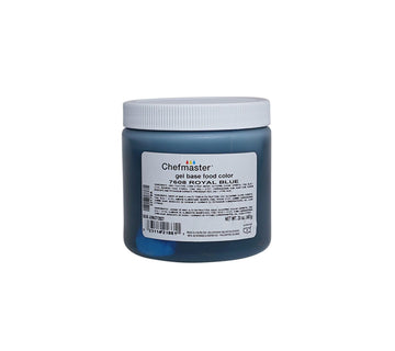 Chefmaster Royal Blue Gel Food Coloring | Vibrant Color | Professional-Grade Dye For Icing, Frosting, Fondant | Baking & Decorating | Fade-Resistant | Easy-To-Use | Made In Usa | 20 Oz