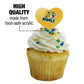 GRAPHICS & MORE Cupcake Picks Set of 6, Acrylic, Northern Michigan University, OneSize, Heart Decoration