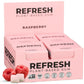 Refresh Gum Sugar Free Chewing Gum, Natural Flavors, Raspberry, 12 Count, Vegan, Non-GMO, Gluten-Free, Plant-Based