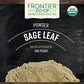 Frontier Co-op Organic Ground Sage Leaf, 1 Pound, Culinary Herb