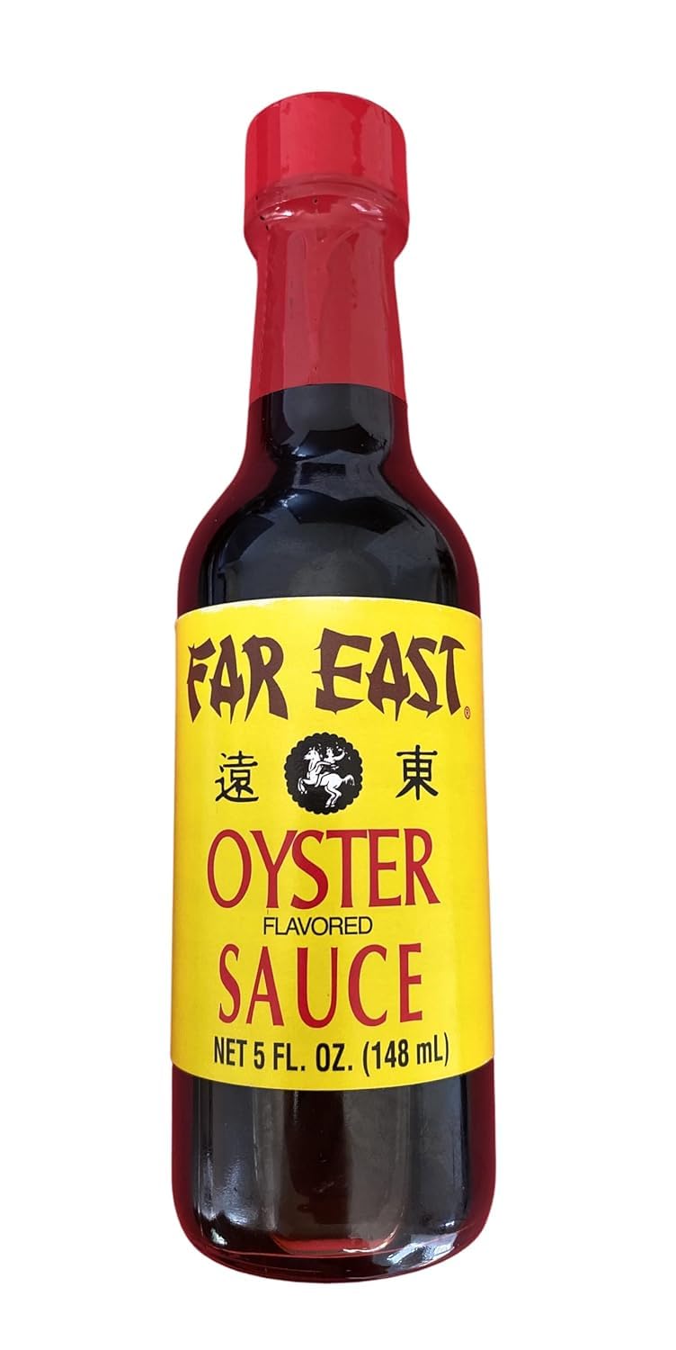 Far East Oyster Flavored Sauce, Two 5 Ounce Bottles Of Asian Oyster Sauce, Delicious Asian Sauce (5 Ounce Bottle, 6-Pack), Brown
