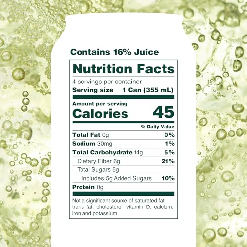 OLIPOP Prebiotic Soda Pop  Lemon Lime  Prebiotics  Botanicals  Plant Fiber  12 fl oz (4 Cans)