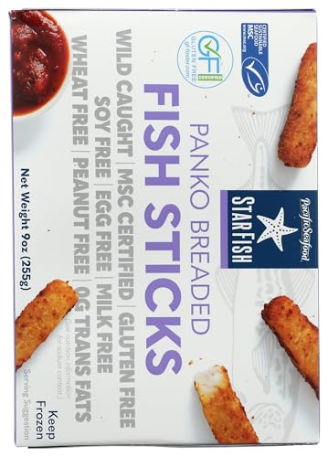 Starfish, Gluten-Free Fish Sticks, 9 oz (Frozen)