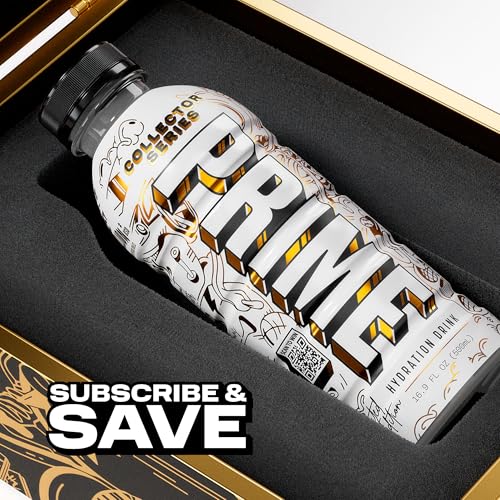 PRIME Hydration Collector Series  Sports Drinks  Electrolyte Enhanced for Replenishing Fluids  250mg BCAAs  B Vitamins  Antioxidants  Low Sugar  16.9 Fl Oz  12 Pack