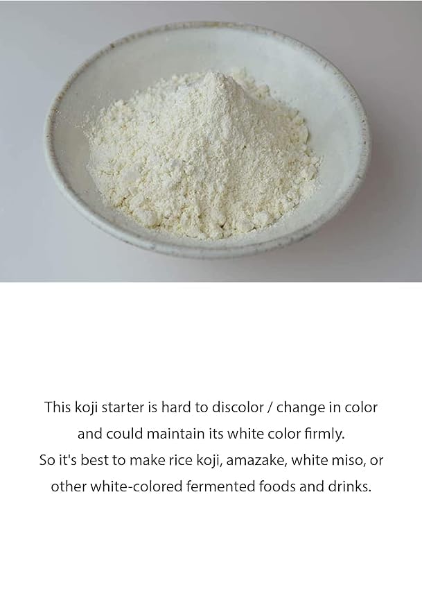Hishiroku Koji Starter Spores Powder | Made In Japan | Yummy-Yamaguchi (Pack Of 3, (A) Chohaku Kin (White))