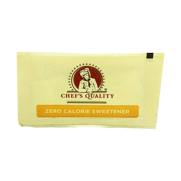 Chefs Quality Zero Calorie Sweetener, Sucarlose (Yellow), 1,000/1g packets