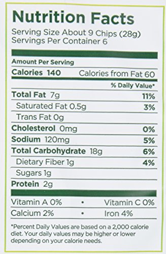 Lundberg Family Farms Rice Chips, Fiesta Lime, 6 Ounce (Pack of 12)