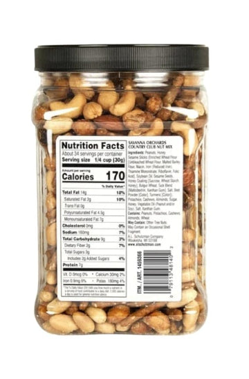 Generic Mixed Nut Snack, 36 oz (Pack of 1) - Savanna Orchards Country Club