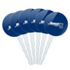 Brandeis University Primary Logo Cupcake Picks Toppers Decoration Set of 6