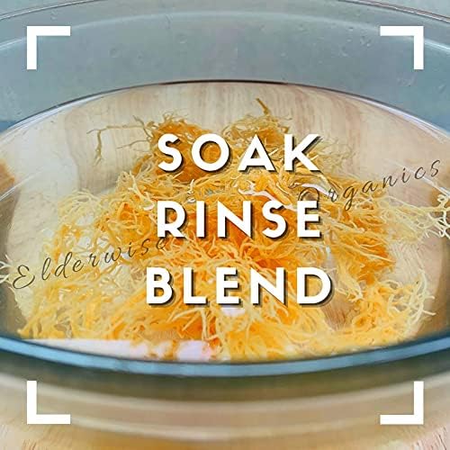 Sea Moss | WILDCRAFTED | 2.5 oz that makes 64 oz of gel | Raw + Non GMO | Sundried | MINERAL RICH | Saint Lucia Sea Moss | GOLDEN