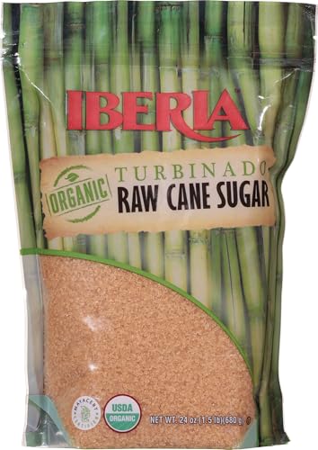 Iberia Organic Turbinado Sugar, 1.5 lb. (Pack of 3) - 72 Ounce Total, Model 212636